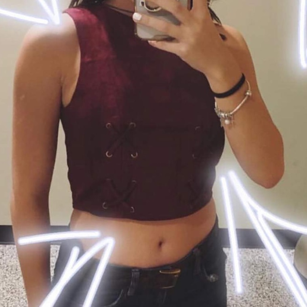 🆕 Wine-y Crop Top